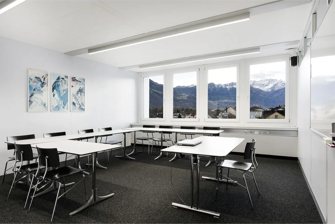 Klubschule Buchs - Klassenzimmer